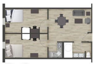 floor plan in off campus apartments near mizzou